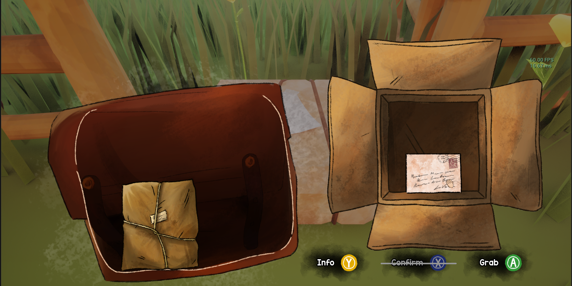 Le Dernier Courrier - Physics-based inventory system in action